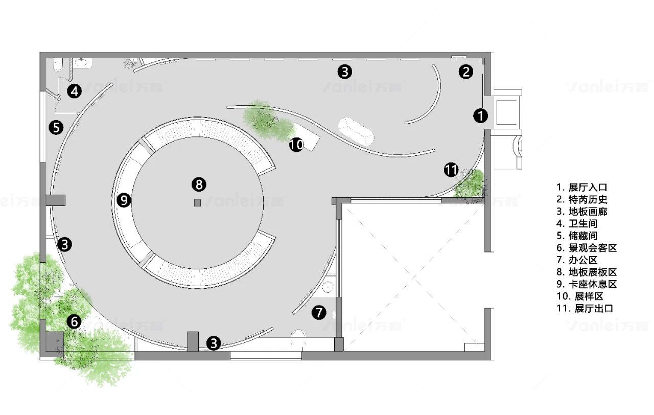 大牌聯(lián)動案例|特芮地板木美展廳由萬磊北京團隊全案落地