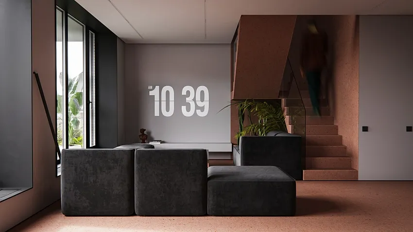 萬磊設(shè)計丨前衛(wèi)時尚粉色的微水泥，你敢嘗試嗎